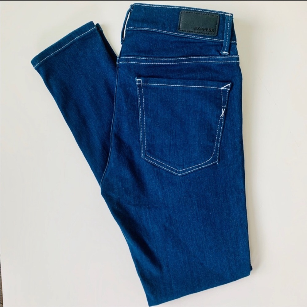 Express skinny jean NWOT leggings mid rise 2R